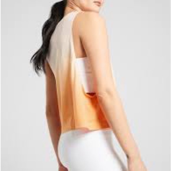 Athleta Mineral Wash Crop Tank Ombre Cascadia Violet Purple Size XS Gym Running - Picture 8 of 8